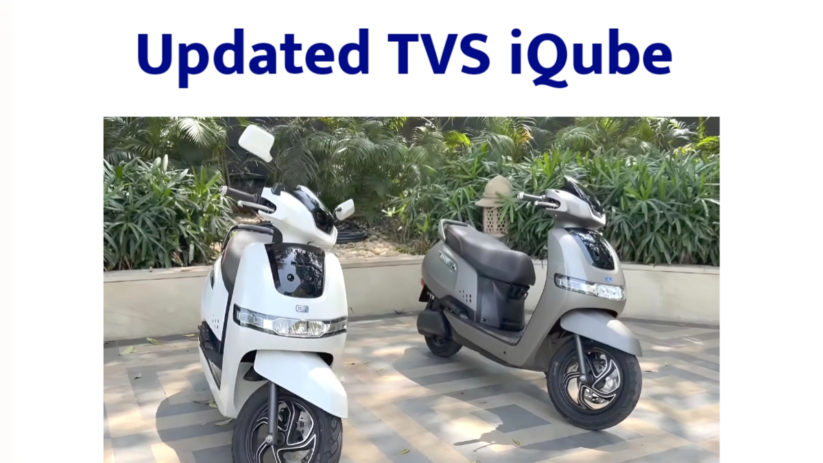 Updated TVS iQube